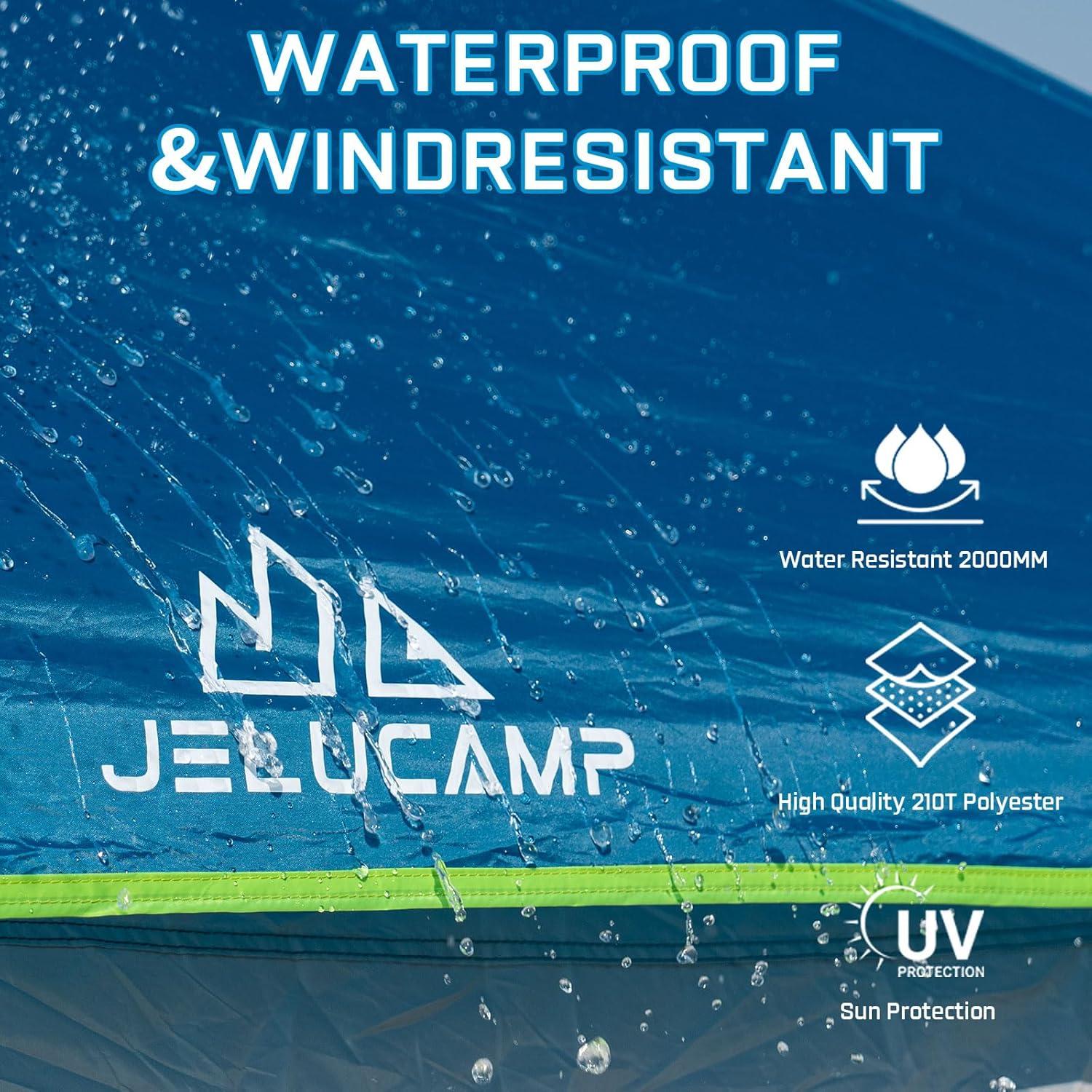 Carpa de Camping JELUCAMP JLP-8817 para 6 Personas Impermeable