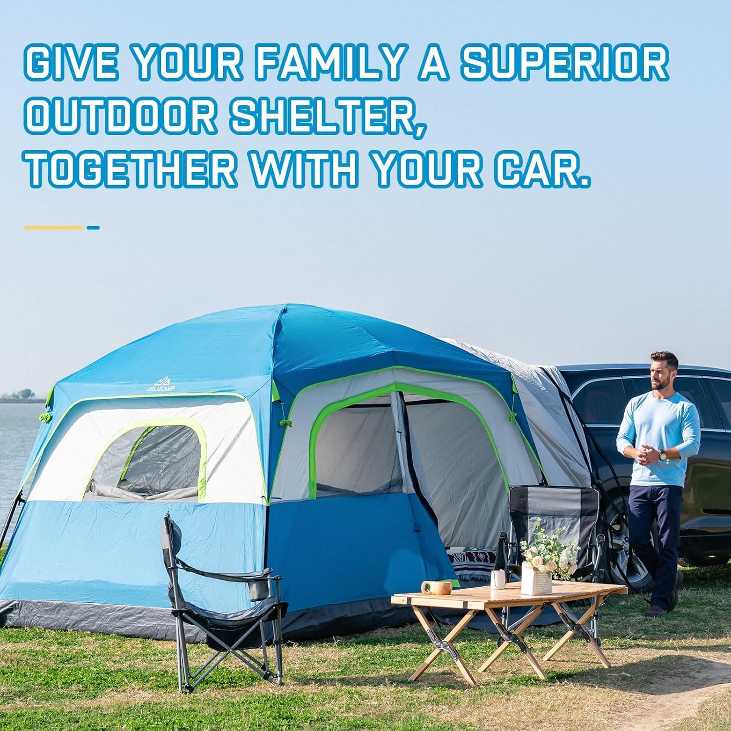 Carpa de Camping JELUCAMP JLP-8817 para 6 Personas Impermeable