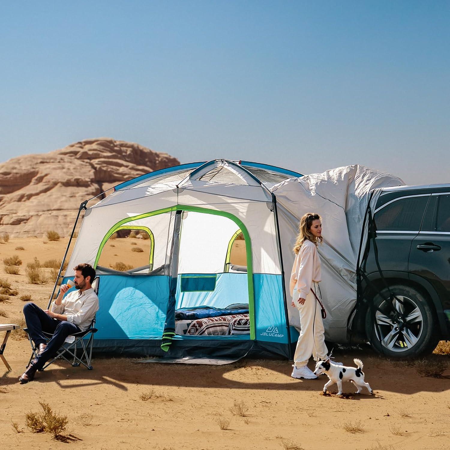 Carpa de Camping JELUCAMP JLP-8817 para 6 Personas Impermeable