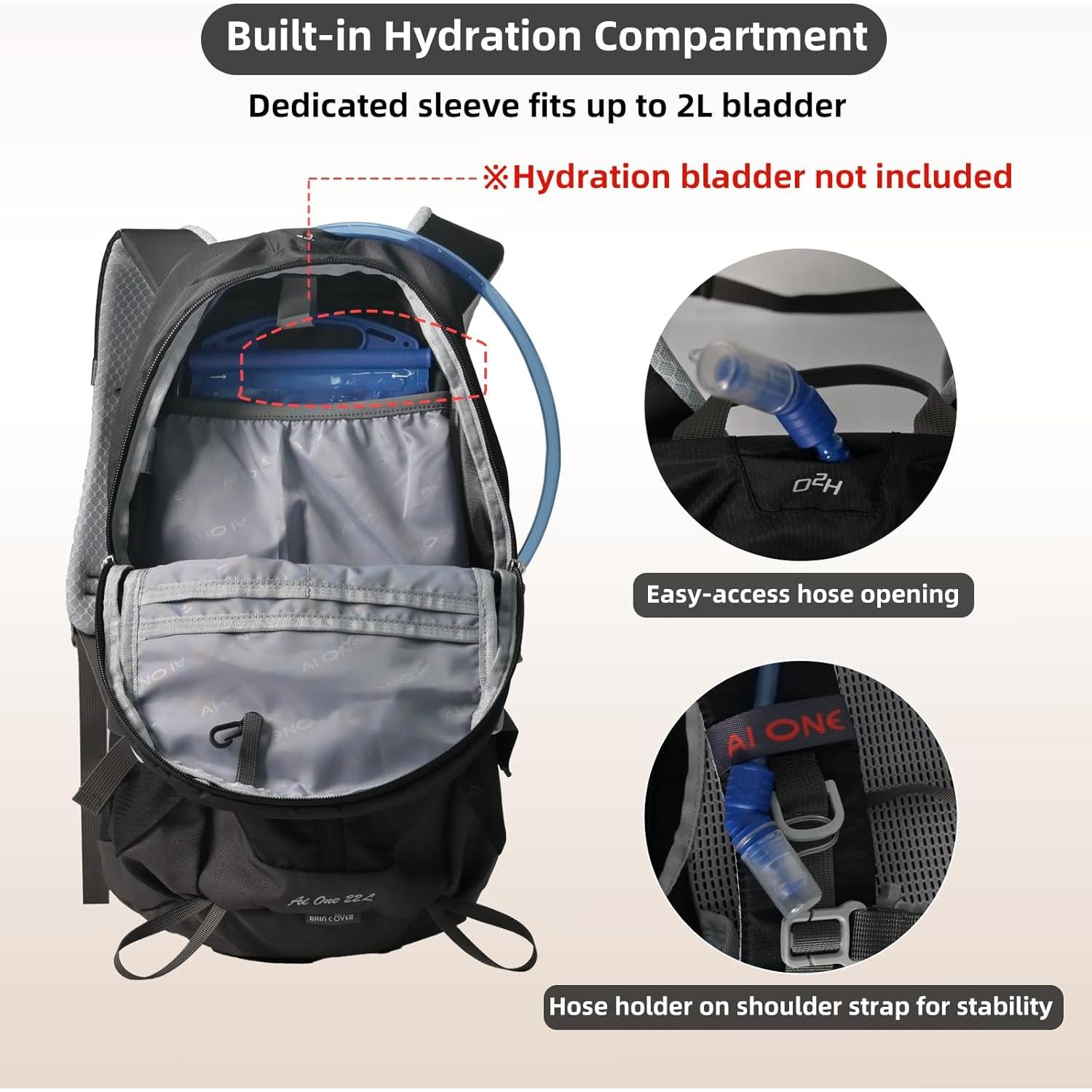 Mochila de Senderismo 27L SUMSEEK Impermeable Unisex