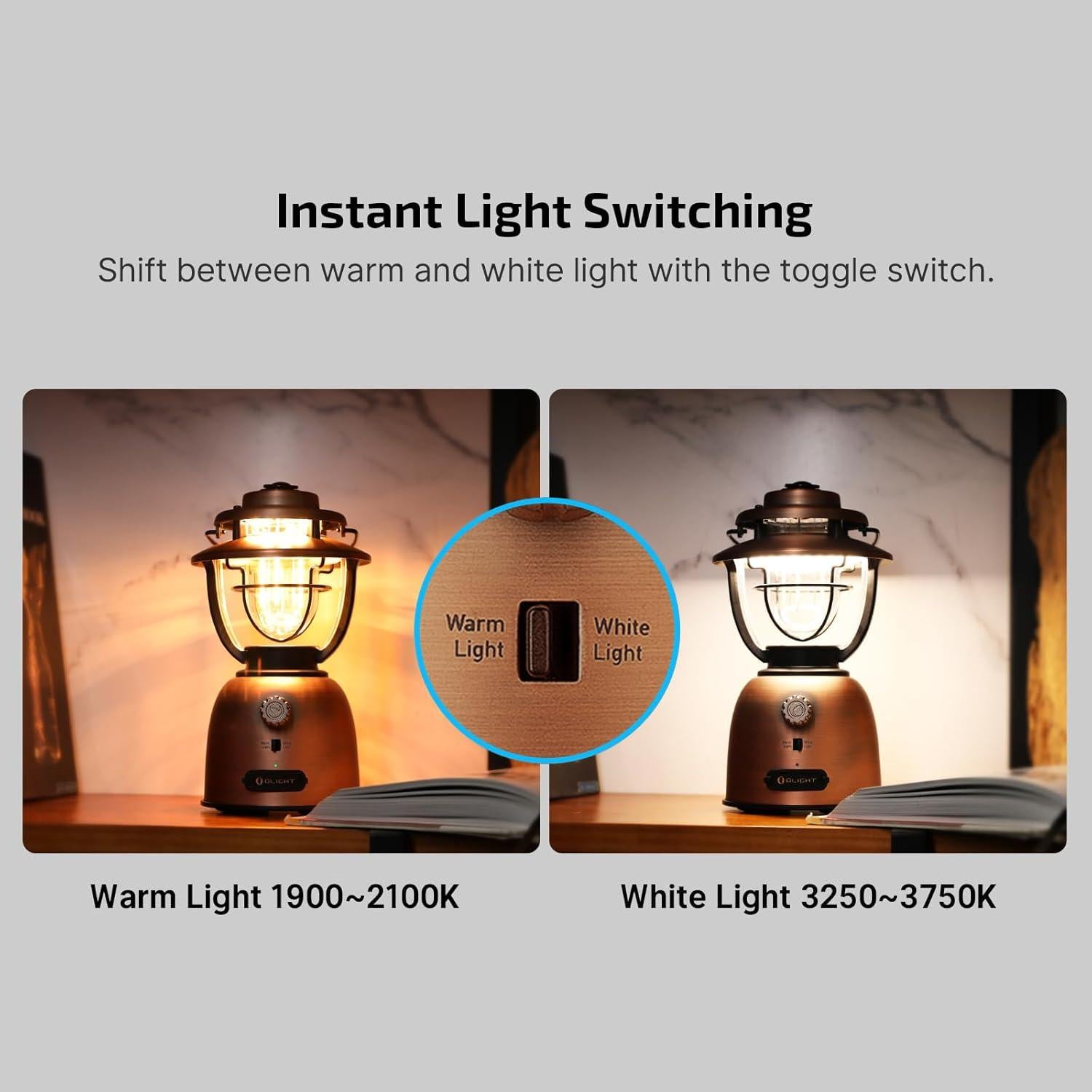 Linterna de Camping OLIGHT Olantern Stretch 500 Lúmenes Recargable