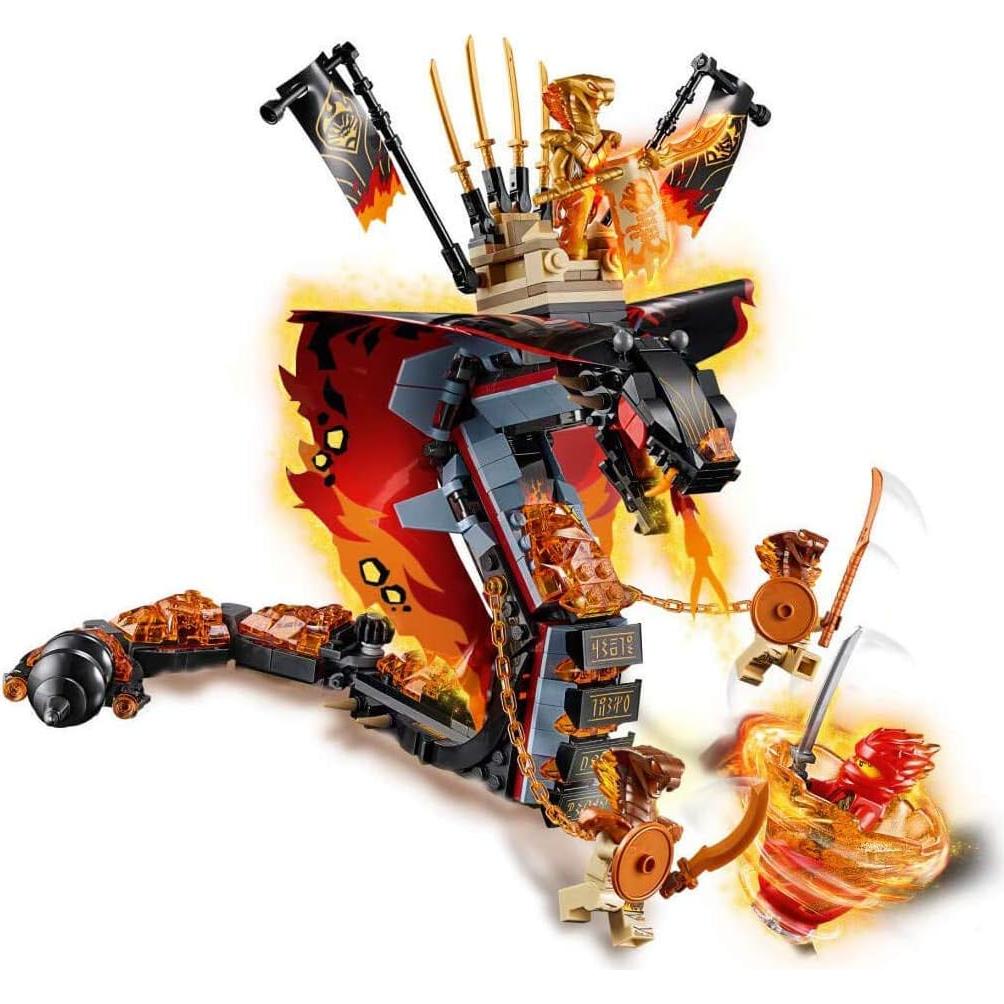 LEGO NINJAGO Fire Fang 70674 Juguete Ninja 463 Piezas