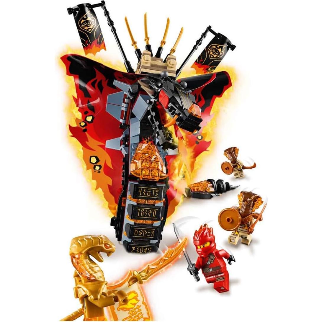 LEGO NINJAGO Fire Fang 70674 Juguete Ninja 463 Piezas