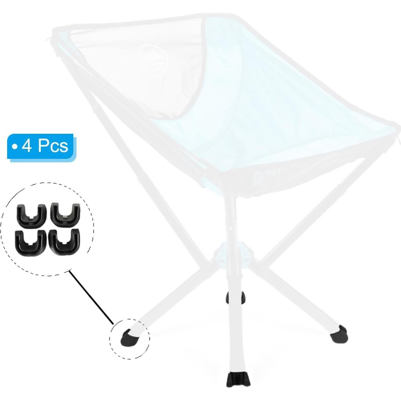 Patas de Silla de Camping TAGUTA Reemplazo 4 Unidades