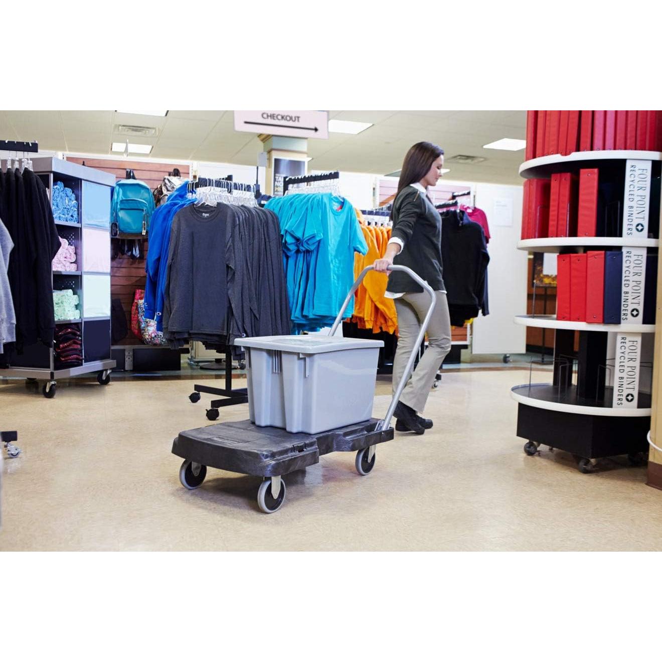 Tapa de Palletote Rubbermaid 49.84x39.84 cm Gris Apilable