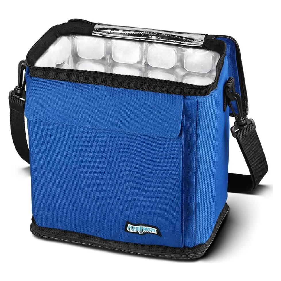 Enfriador de Latas FlexiFreeze 12 Latas Azul Refrigeraible