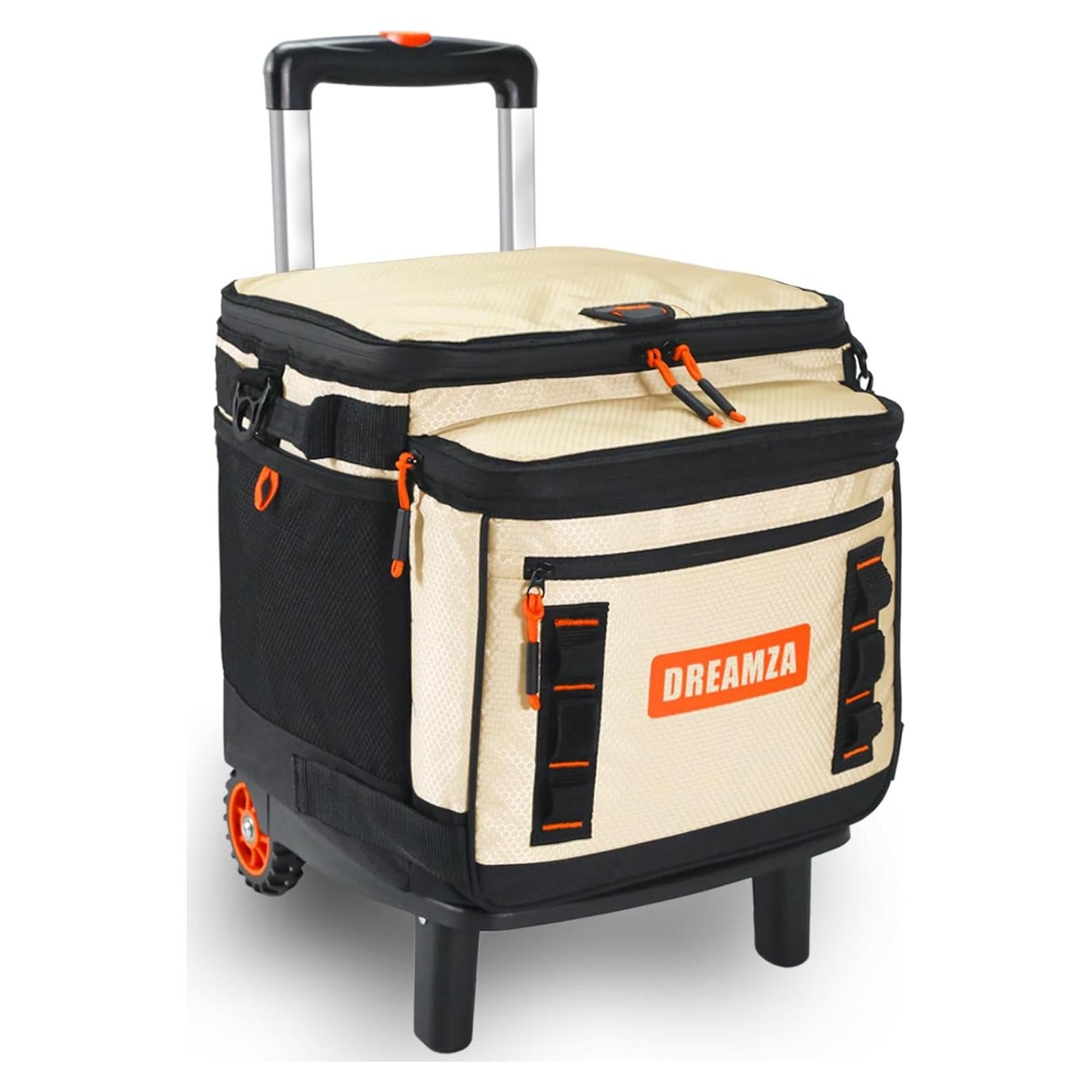 Enfriador Suave Dreamza 17.5L con Ruedas y Mango Beige