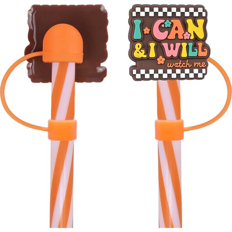 Tapa de Silicona para Pajitas NOVGATU 8PCS 9-10mm Arcoíris