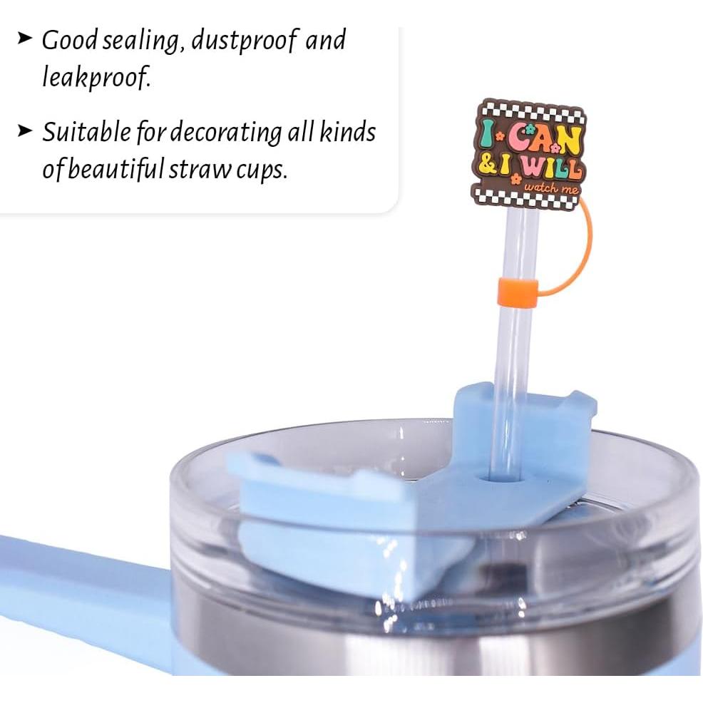 Tapa de Silicona para Pajitas NOVGATU 8PCS 9-10mm Arcoíris