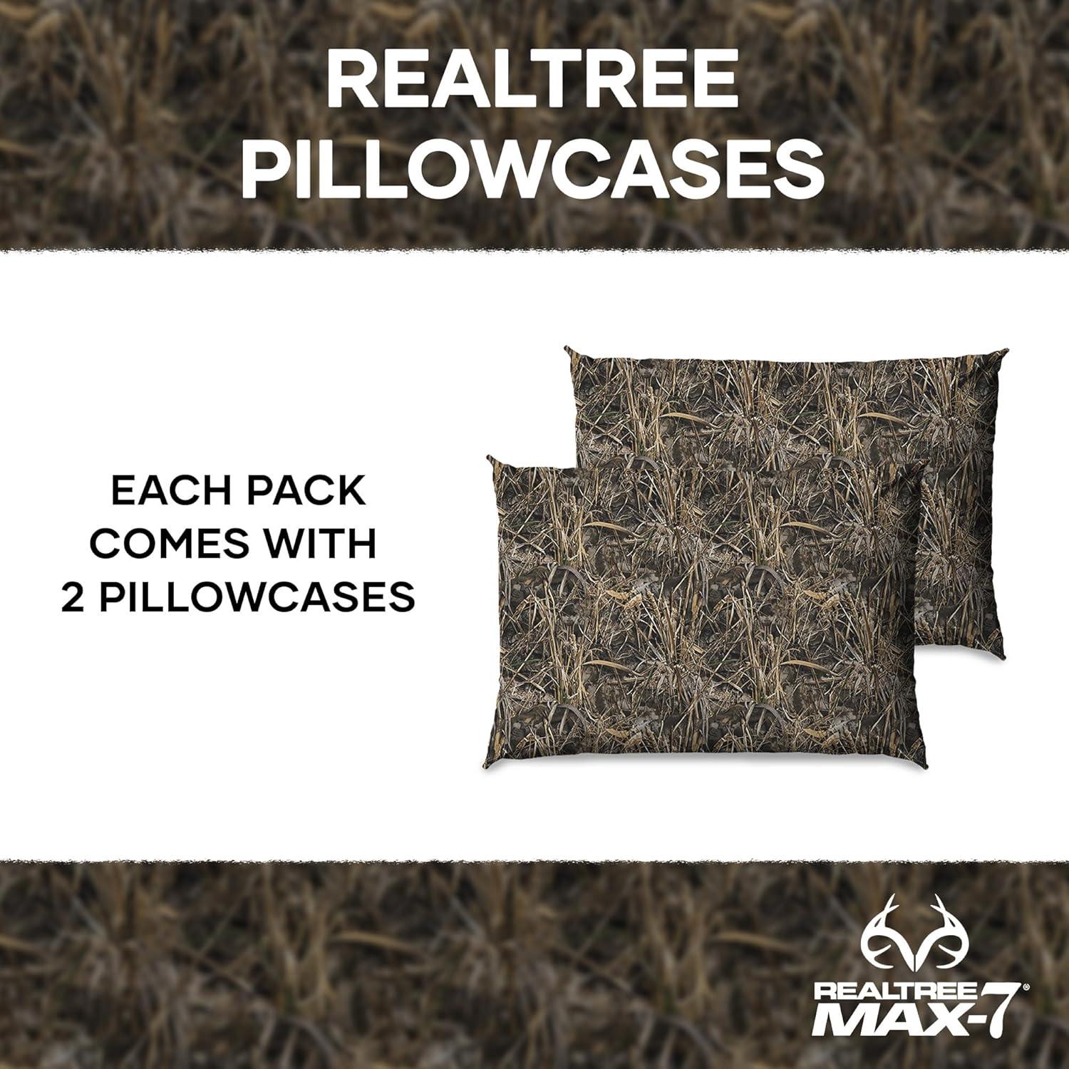Funda de Almohada Camuflaje Realtree Northwest - 2 Piezas 50.8x71.1cm