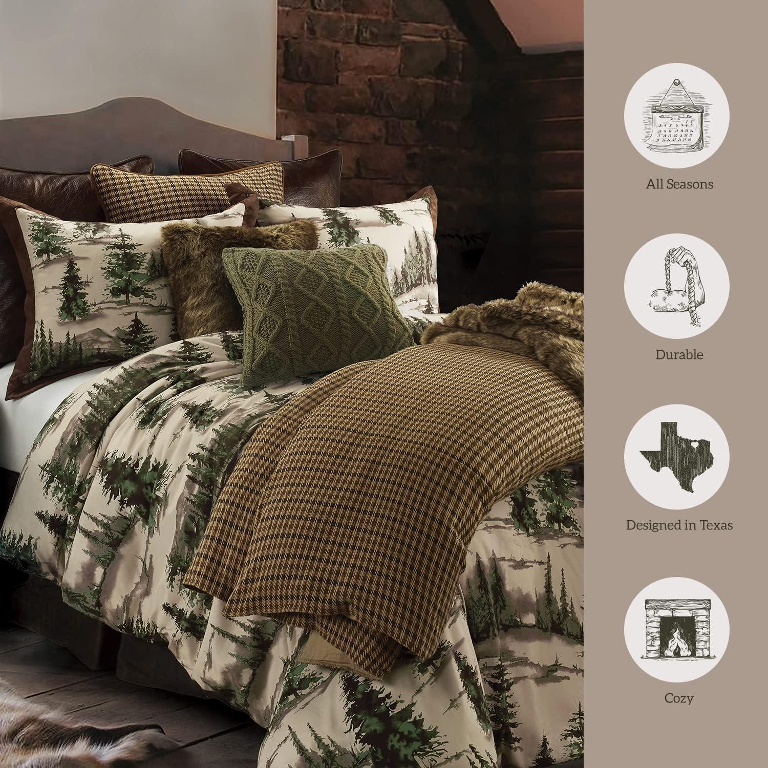 Juego de Edredón Queen Paseo Road Joshua 3 Piezas Cabaña