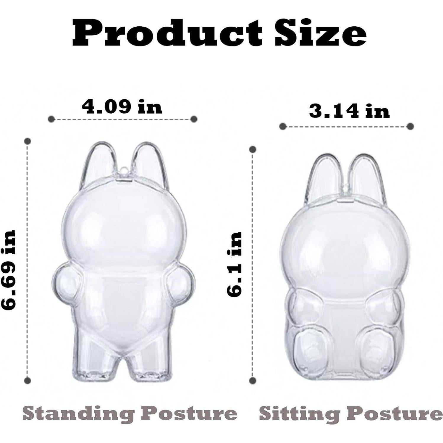 Funda Protectora Acrílica para Muñecas Caja Sorpresa 1ra Gen