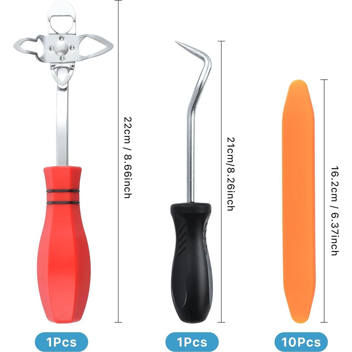 Kit de Herramientas para Instalación de Parabrisas 12 Pzas