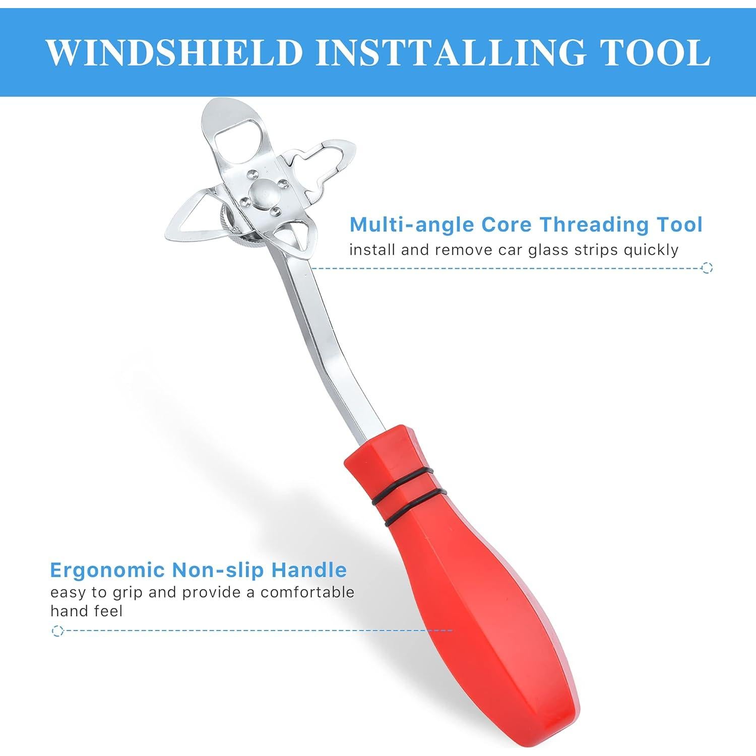 Kit de Herramientas para Instalación de Parabrisas 12 Pzas