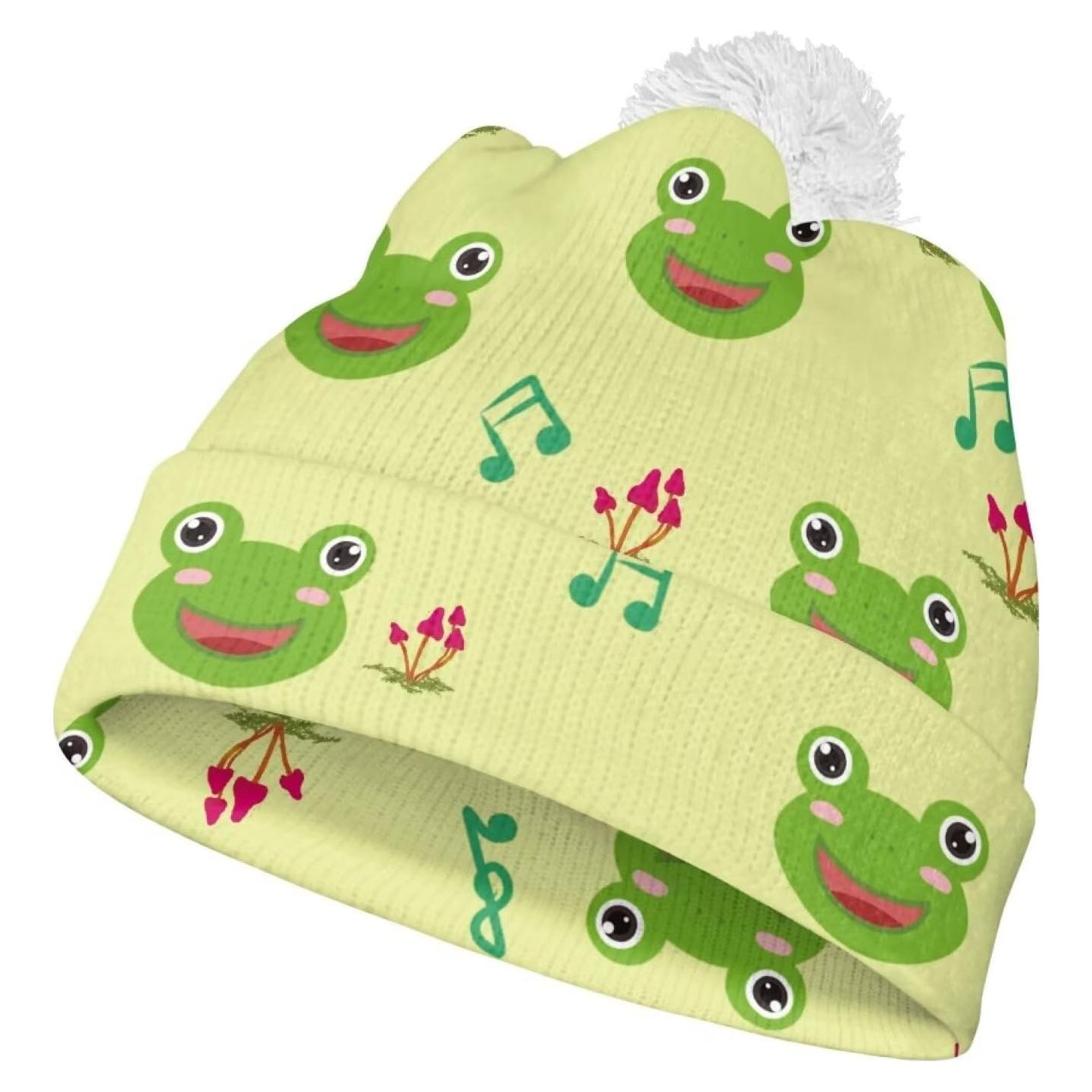 Gorro de invierno para niños con pompón - Talla única