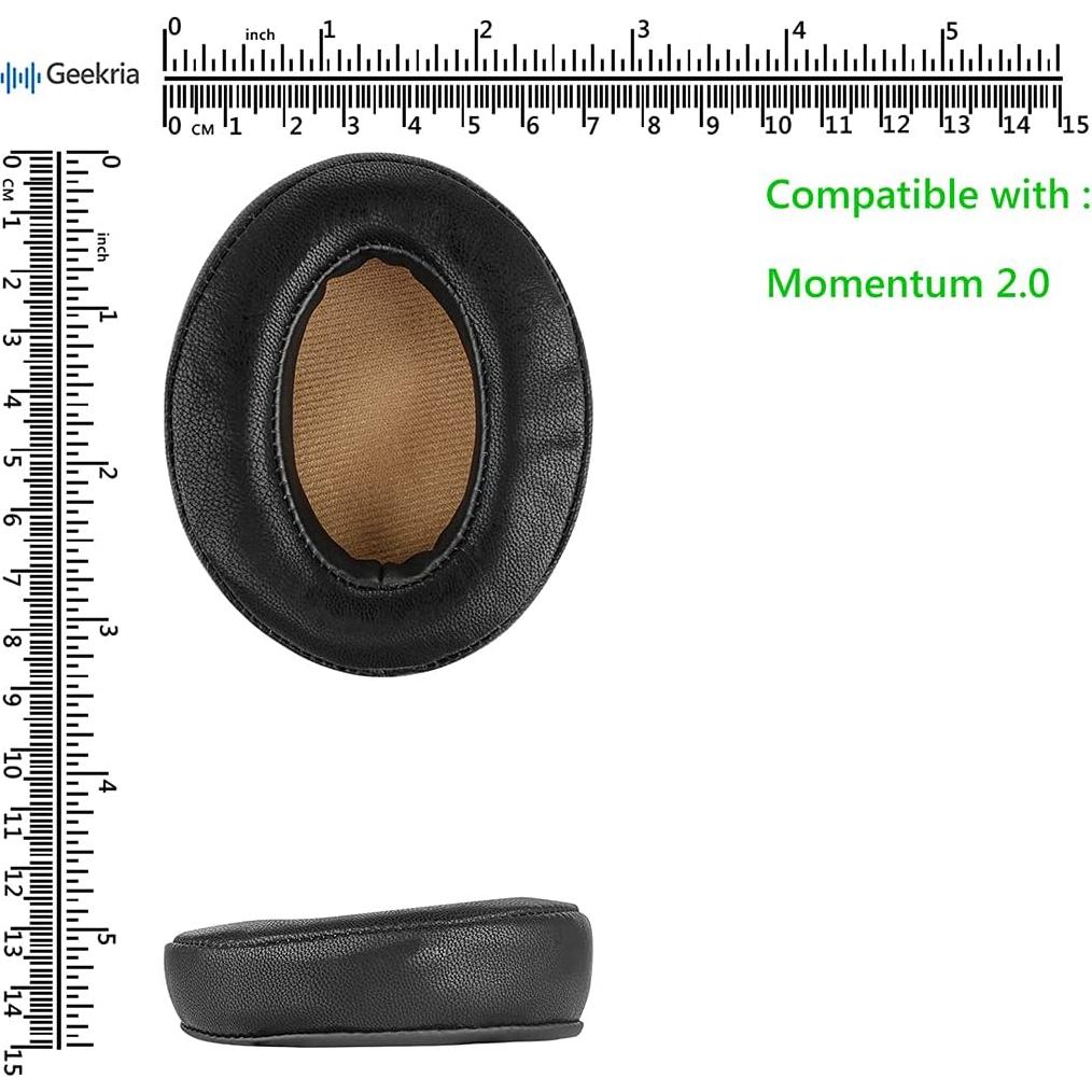 Almohadillas de Reemplazo Geekria para Sennheiser Momentum 2.0