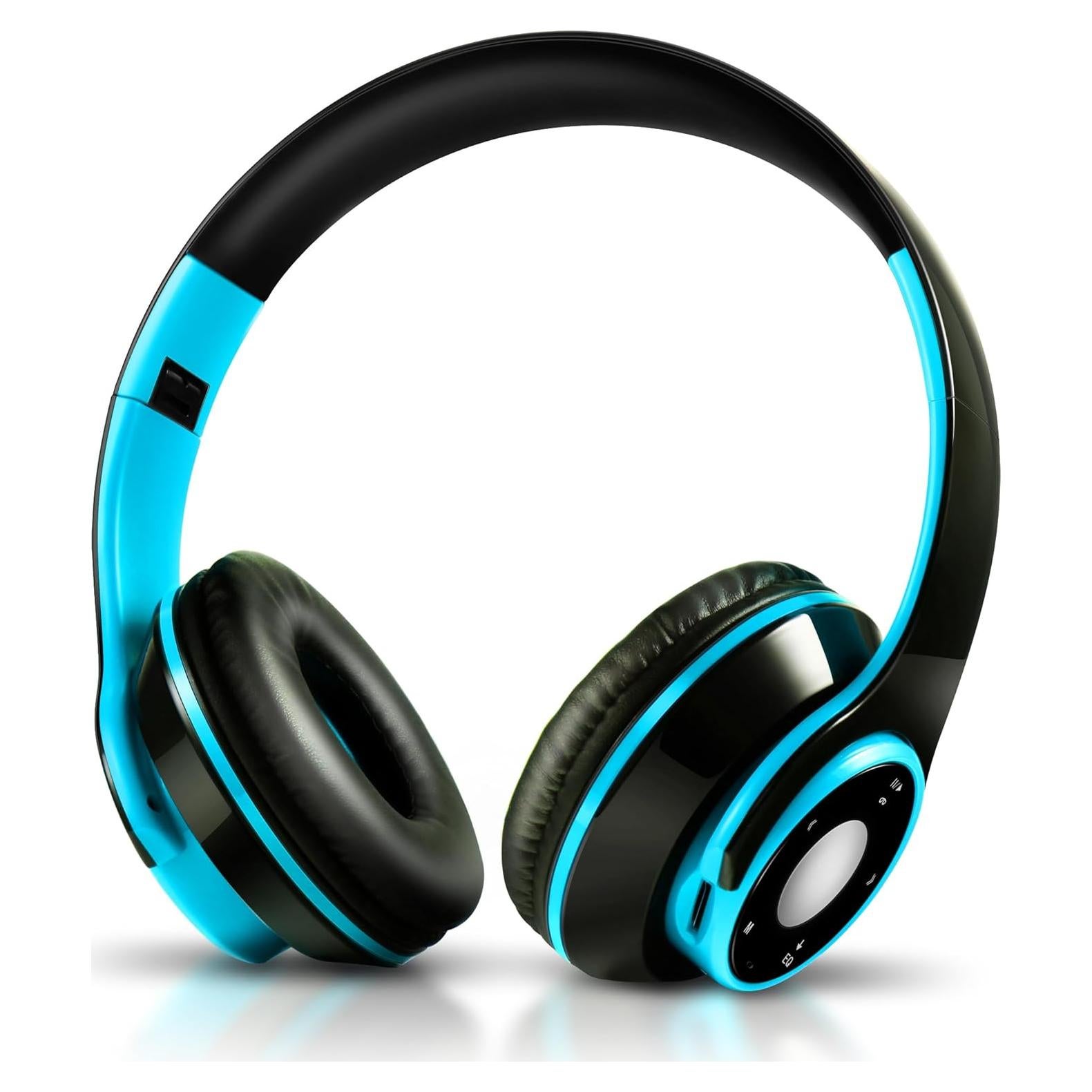 Auriculares Bluetooth Inalámbricos HiFi SG803 Azul 20h Batería