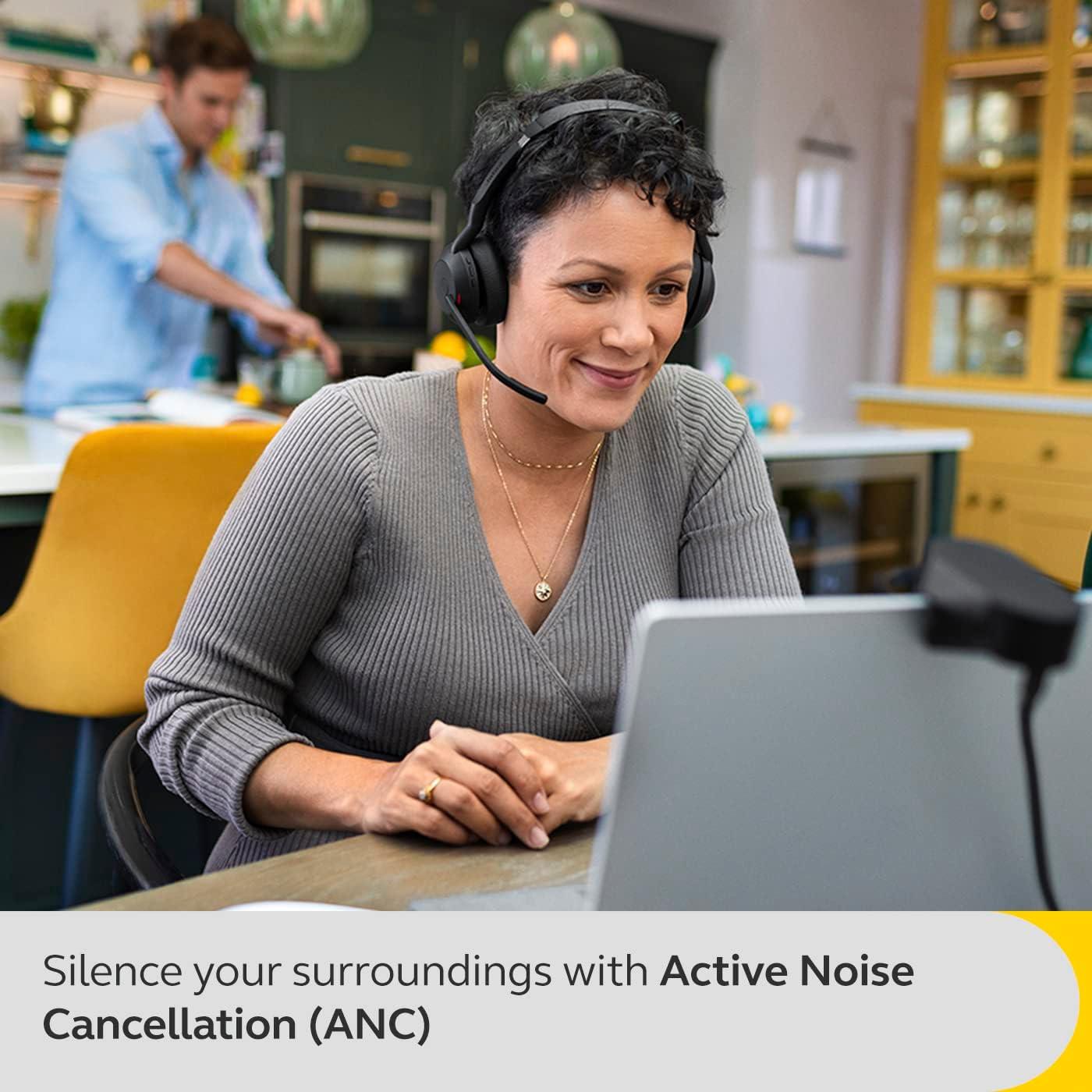 Auricular Inalámbrico Jabra Evolve2 55 con ANC y Micrófonos