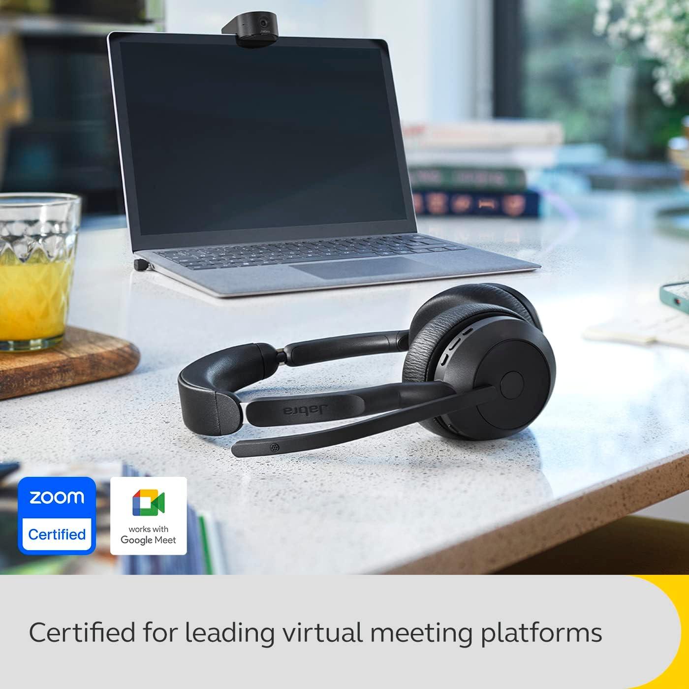 Auricular Inalámbrico Jabra Evolve2 55 con ANC y Micrófonos