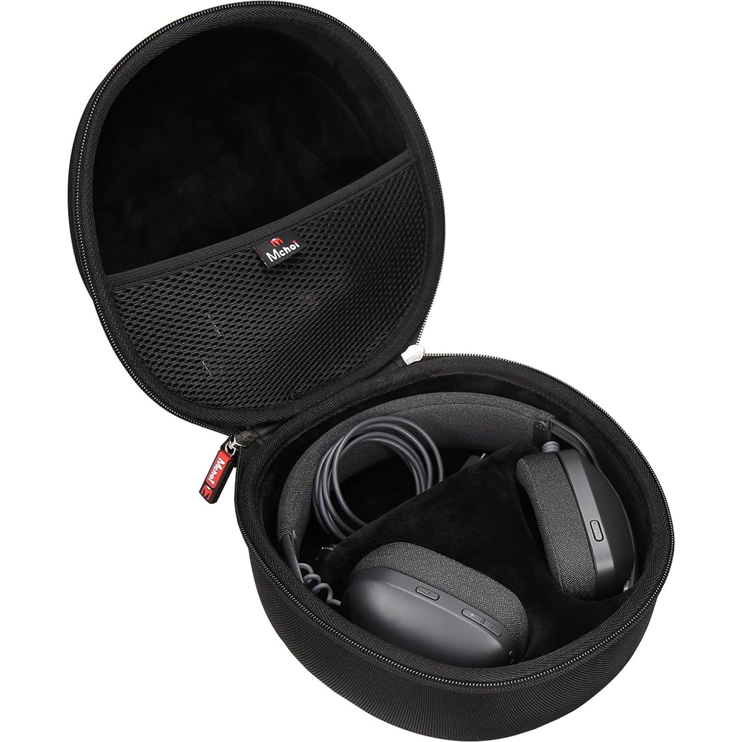 Funda para Auriculares Mchoi Negra Compatible con Logitech Zone Vibe 100/125 y G PRO X, G735