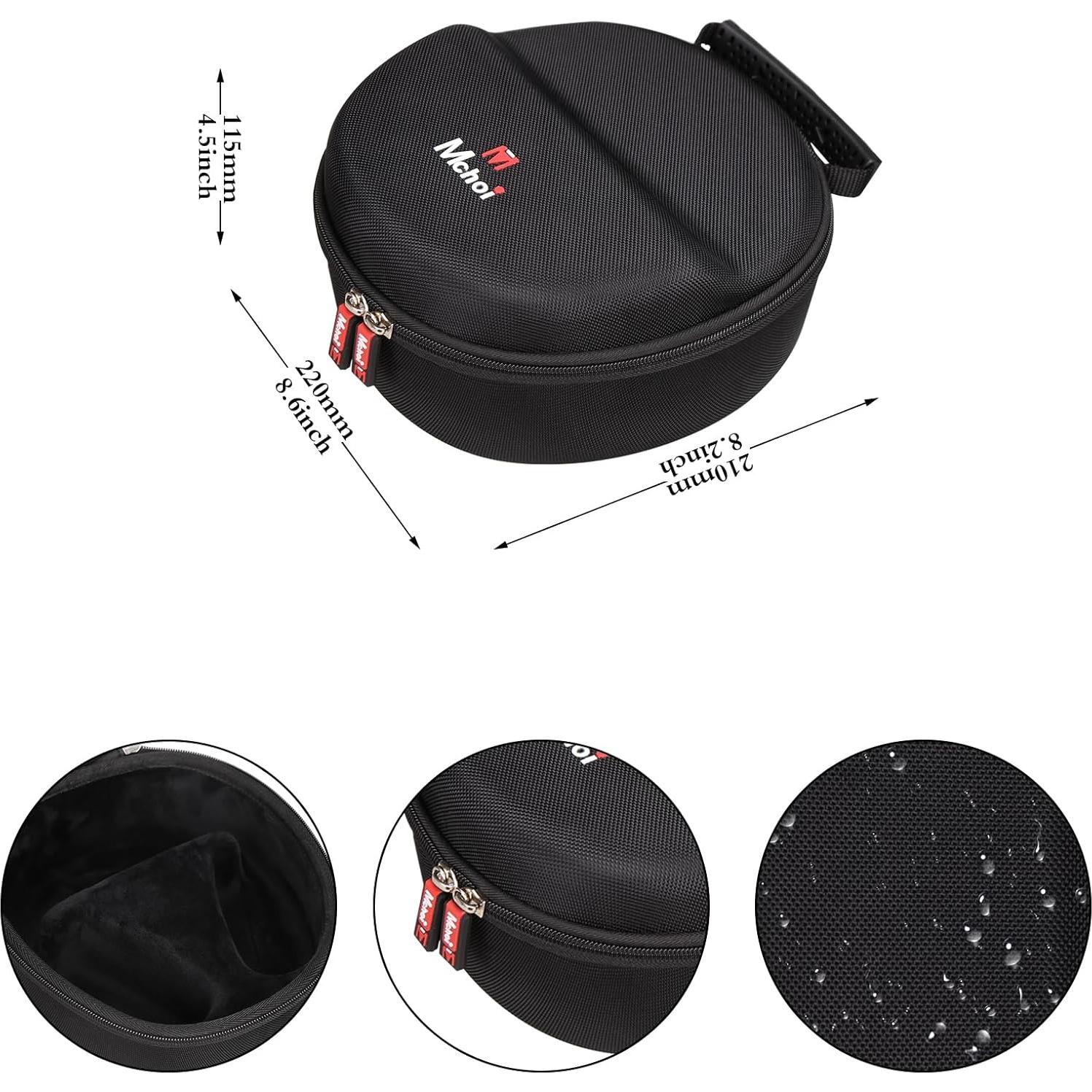 Funda para Auriculares Mchoi Negra Compatible con Logitech Zone Vibe 100/125 y G PRO X, G735