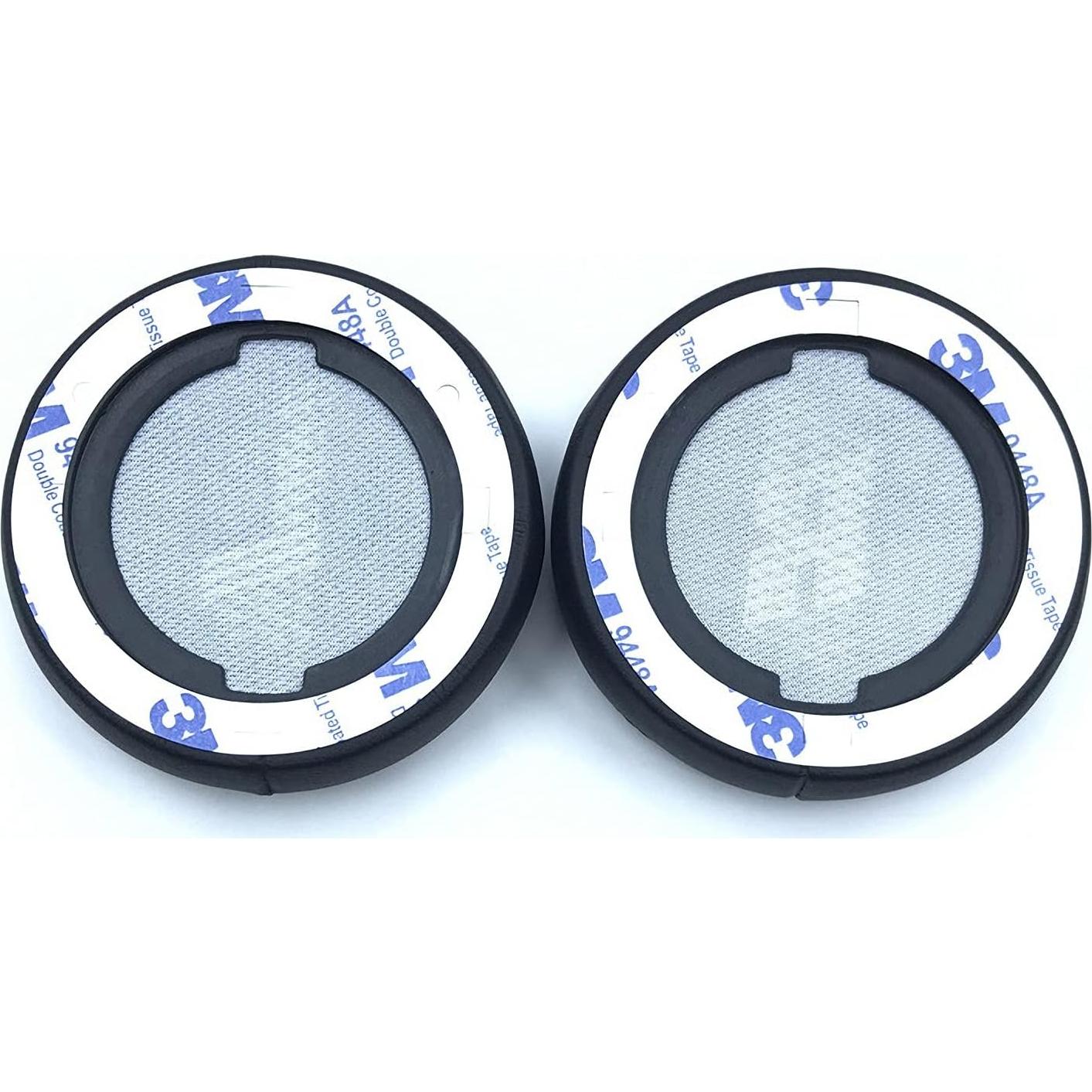 Replacement Earpads Protein Leather Ear Pads Cushions Cover Repair Parts Compatible with JBL Live 400BT Live 460NC On-Ear Wireless Headphones (Black)