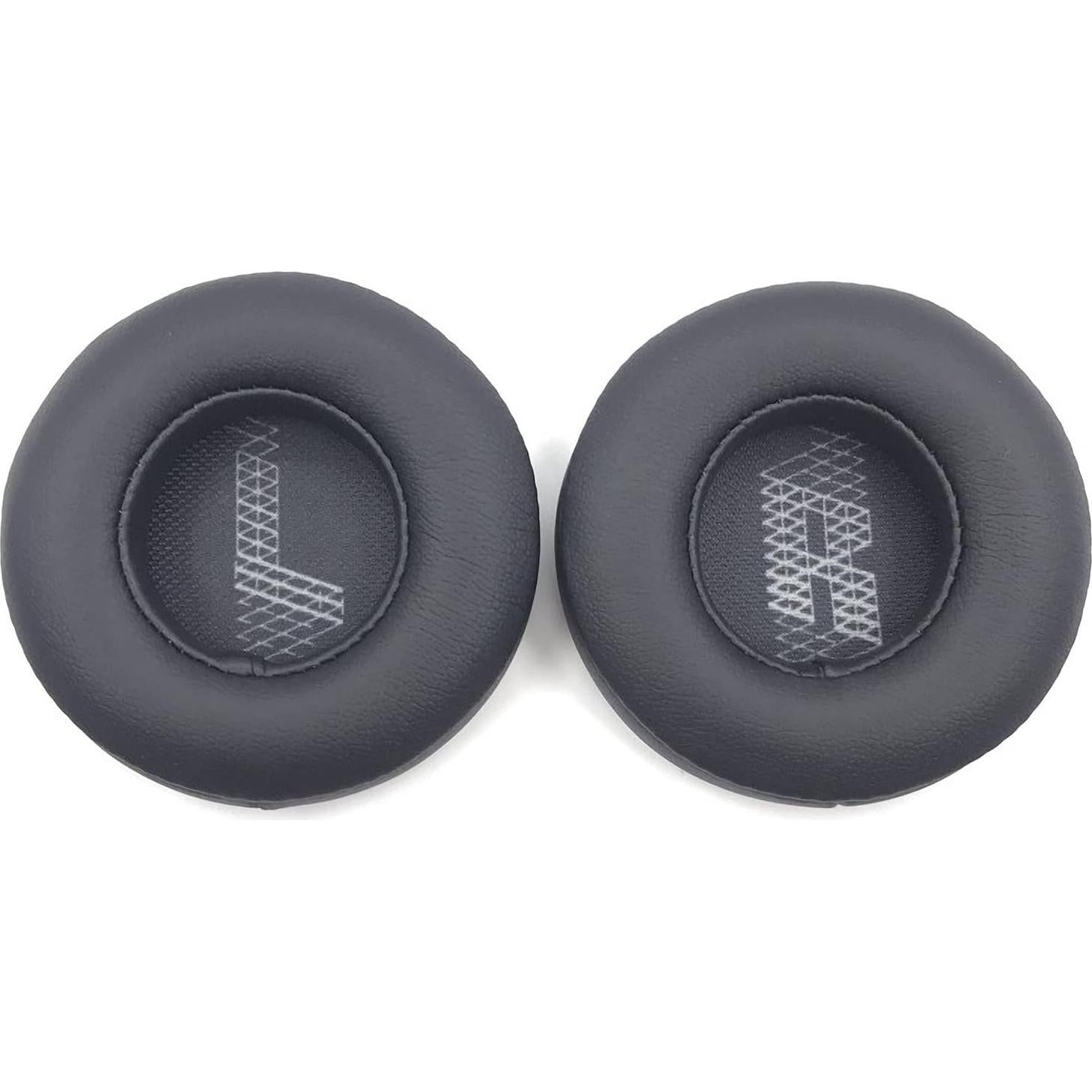 Replacement Earpads Protein Leather Ear Pads Cushions Cover Repair Parts Compatible with JBL Live 400BT Live 460NC On-Ear Wireless Headphones (Black)