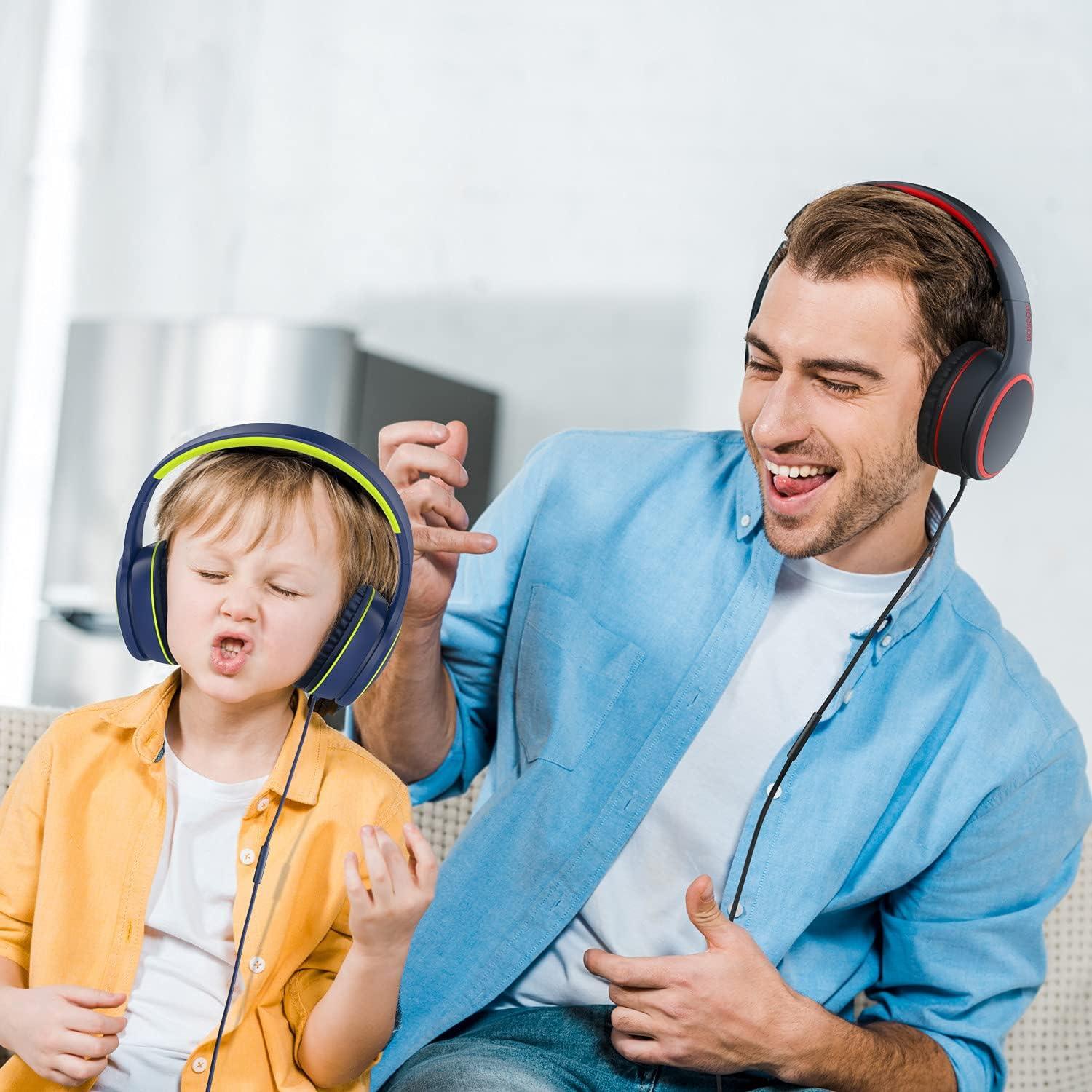 Auriculares RORSOU R10 para Niños con Micrófono y Cable 1.5m