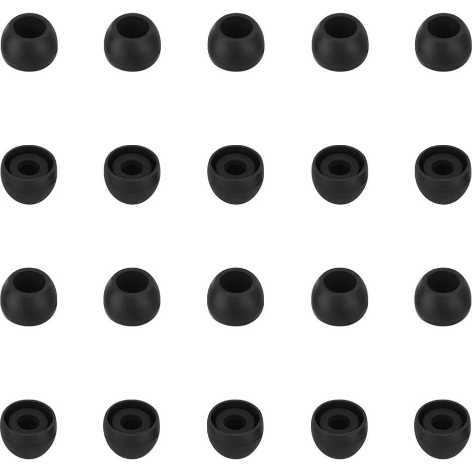 Consejos de Silicona para Auriculares In-Ear WKYMY - 10 Pares Negros