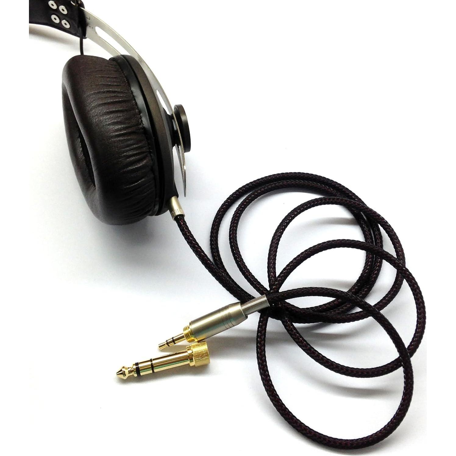 Cable de audio de reemplazo NewFantasia 1.2m para Sennheiser