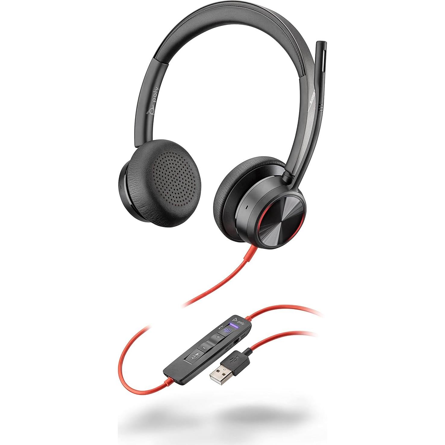 Auricular Plantronics Blackwire 8225 USB-A con Micrófono ANC