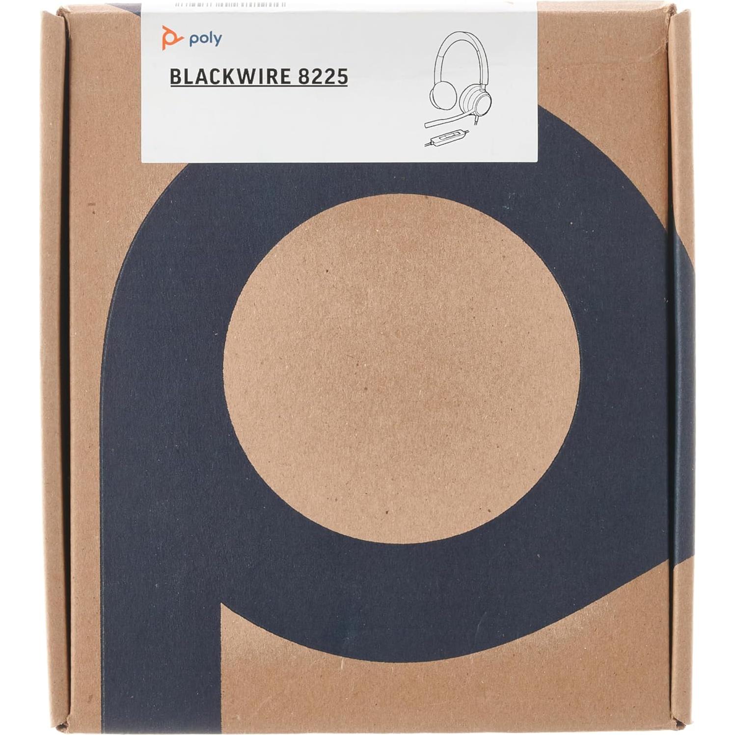 Auricular Plantronics Blackwire 8225 USB-A con Micrófono ANC