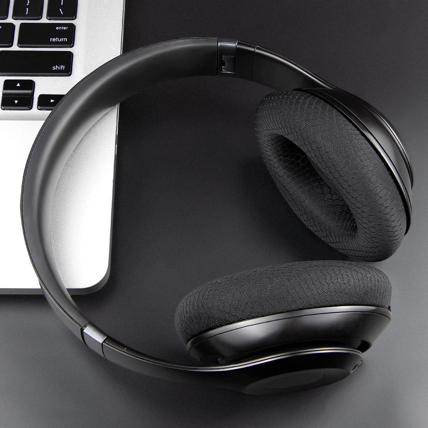 Almohadillas de Gel Refrigerante SOULWIT para Auriculares Beats Studio Pro - Negro