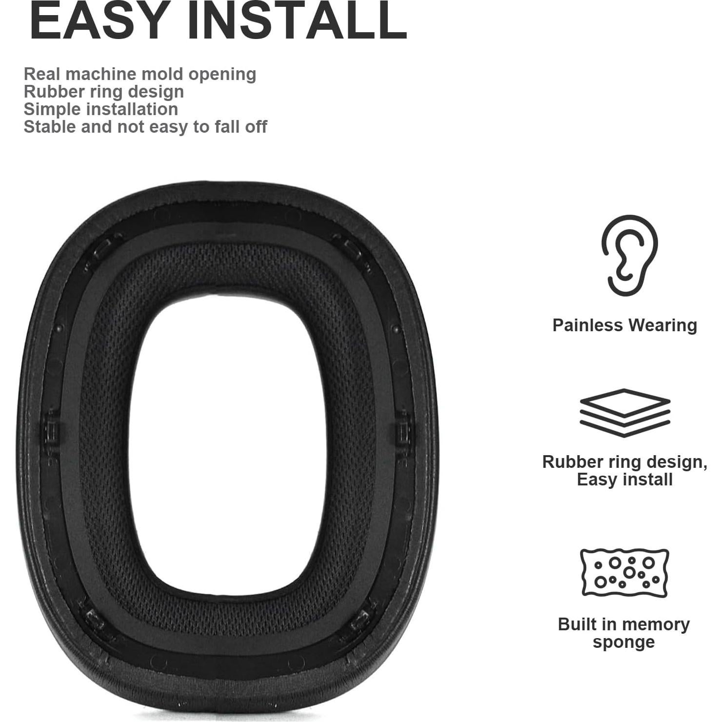 Almohadillas de Repuesto Bowers & Wilkins PX7 S2 Negro