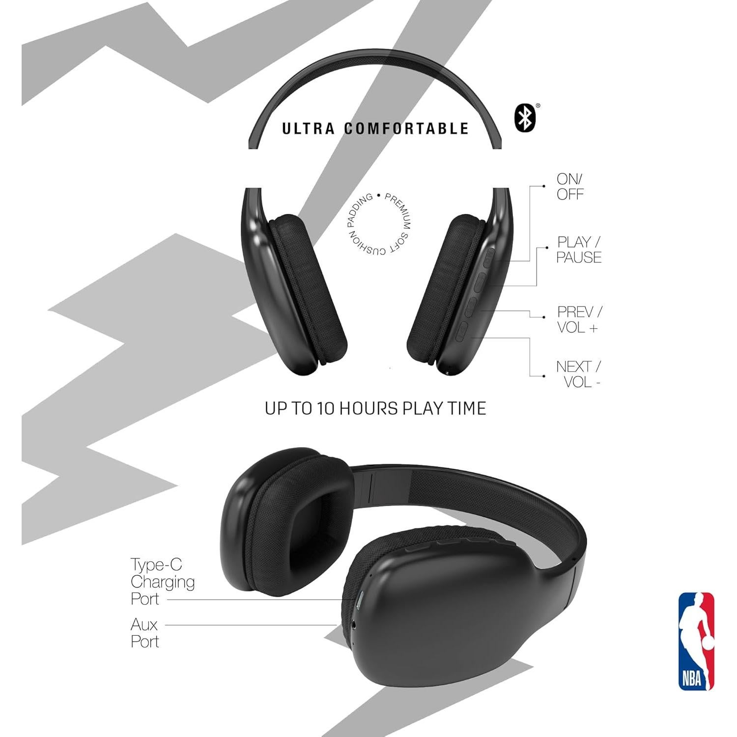 Auriculares Inalámbricos SOAR NBA Philadelphia 76ers Bluetooth 5.3