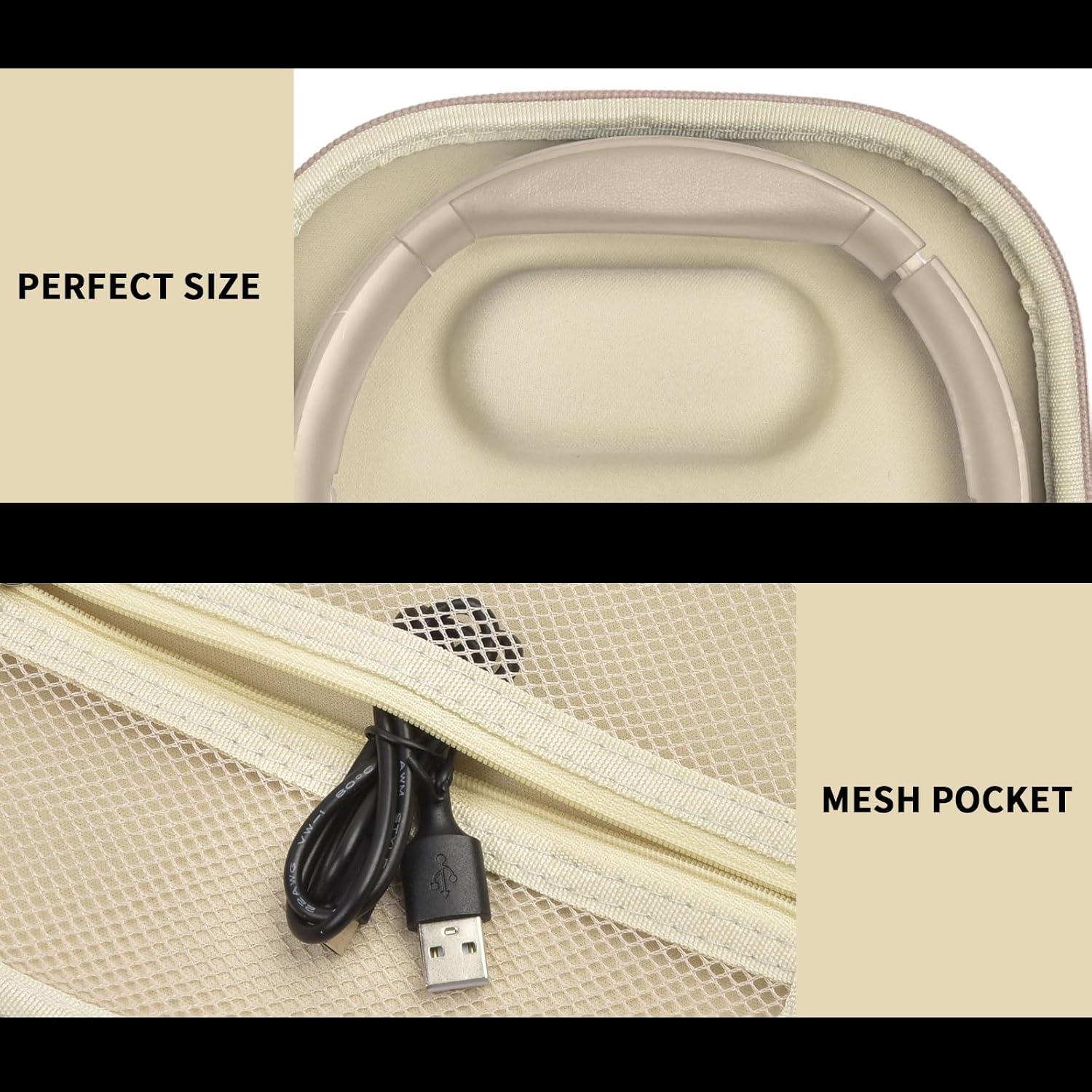 Funda para Auriculares ALKOO Beige para JBL y Sony