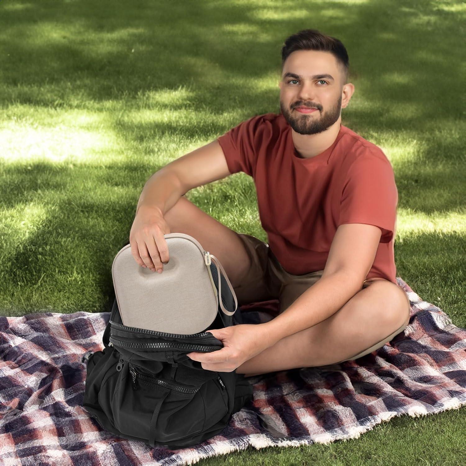 Funda para Auriculares ALKOO Beige para JBL y Sony