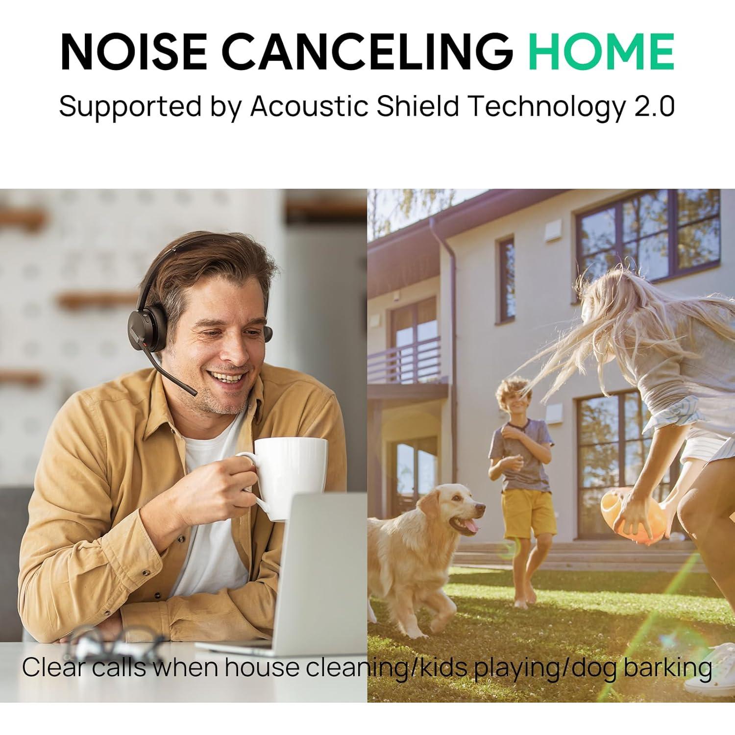 Auricular Inalámbrico Yealink BH70 Mono con Base USB-C, 35h Batería