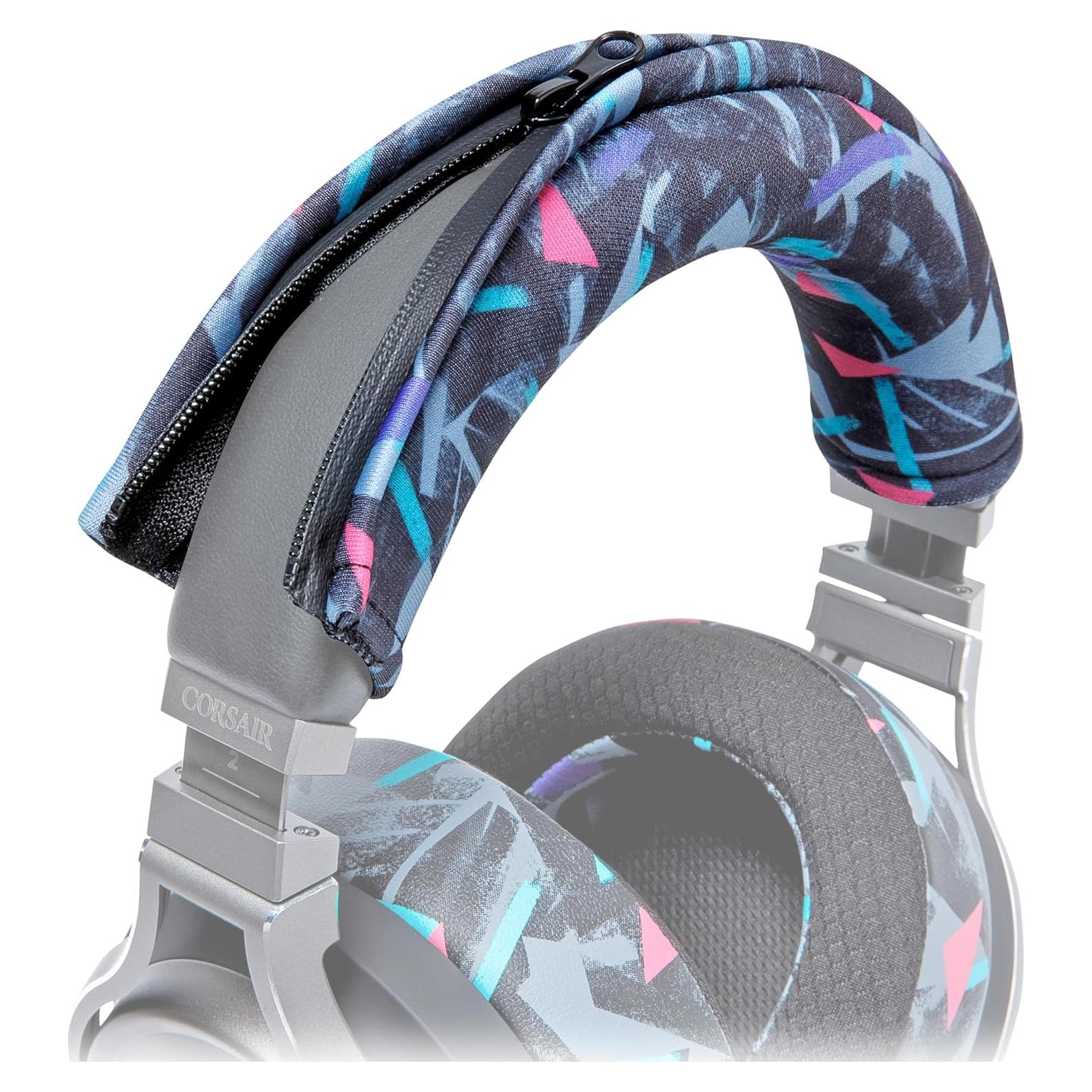 Cubierta Banda Cabeza WC BandZ para Auriculares Corsair Virtuoso - Negro