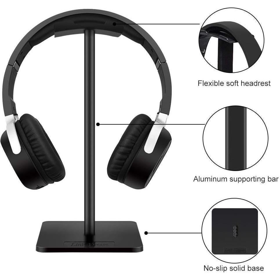Soporte para Auriculares Link Dream Z8 - Aluminio Negro
