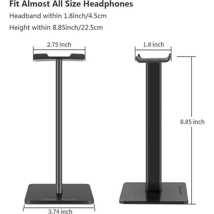 Soporte para Auriculares Link Dream Z8 - Aluminio Negro