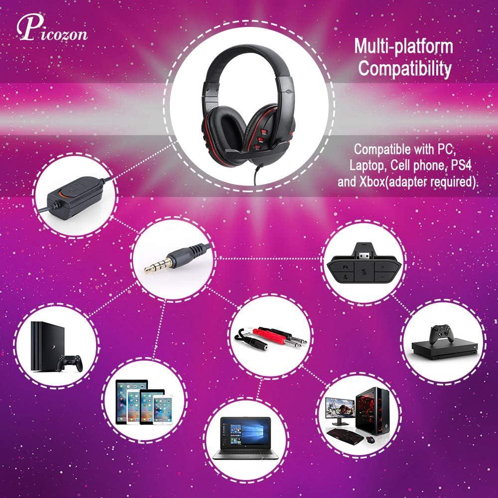 Auriculares Gaming Picozon con Micrófono 3.5mm para PS5/PS4