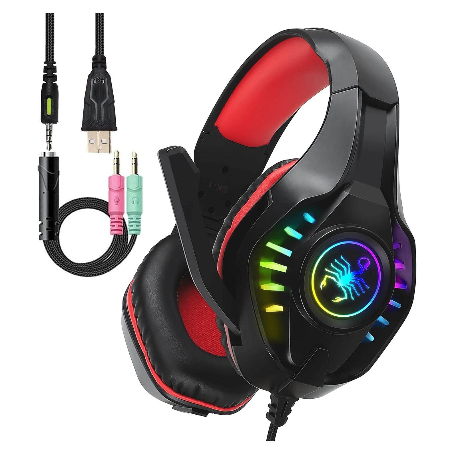 Auriculares Gaming Over-Ear Gxbluemaster SK-1 Sonido Surround