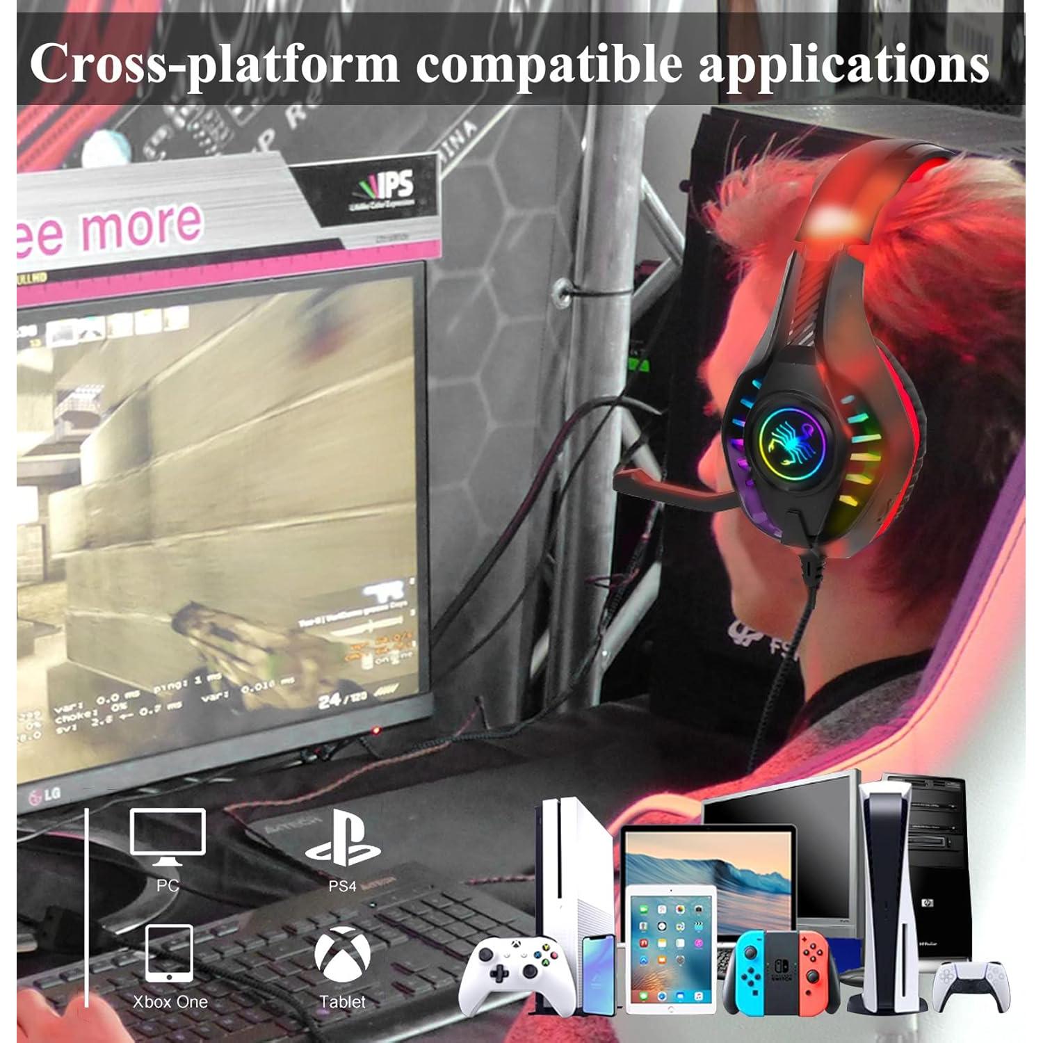 Auriculares Gaming Over-Ear Gxbluemaster SK-1 Sonido Surround