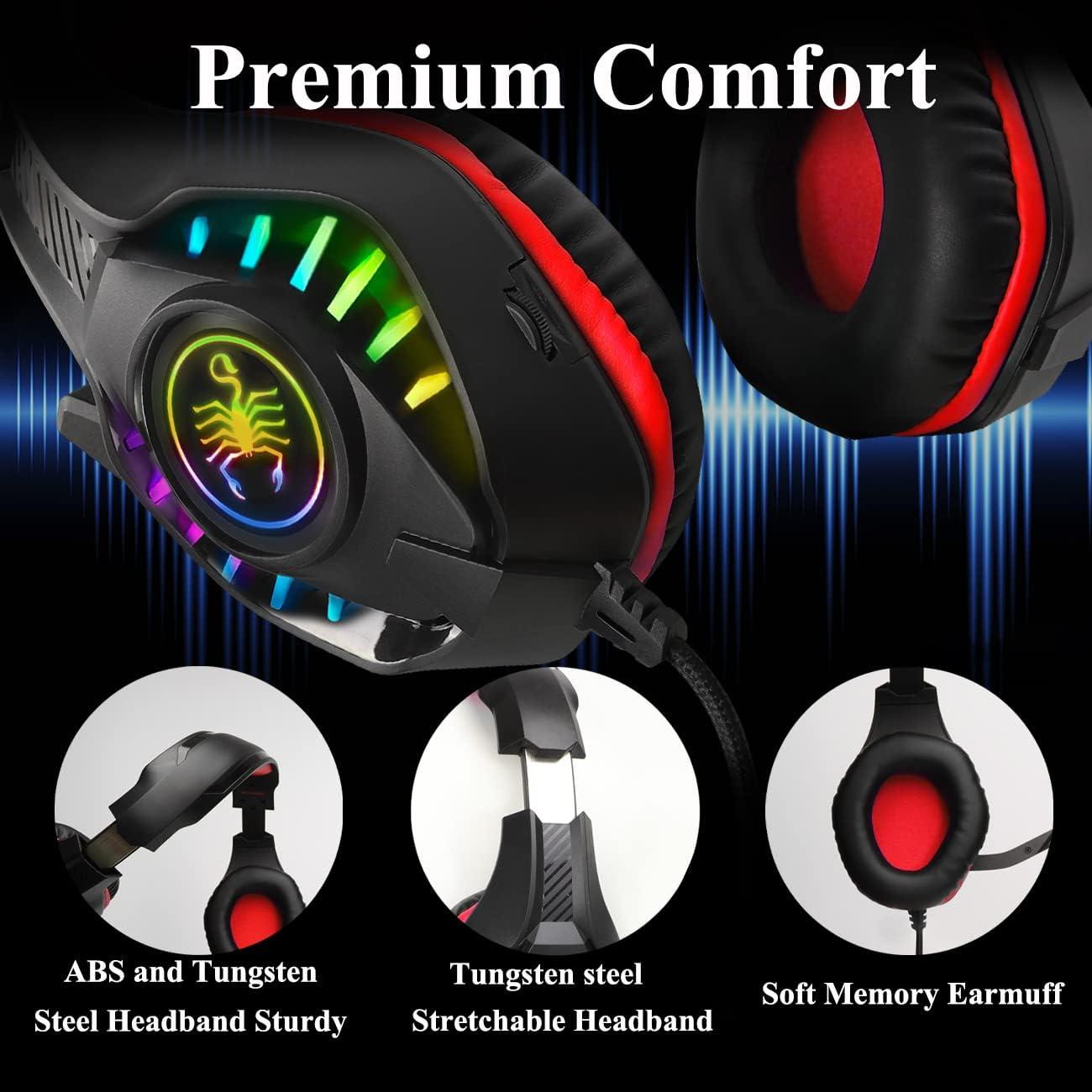 Auriculares Gaming Over-Ear Gxbluemaster SK-1 Sonido Surround