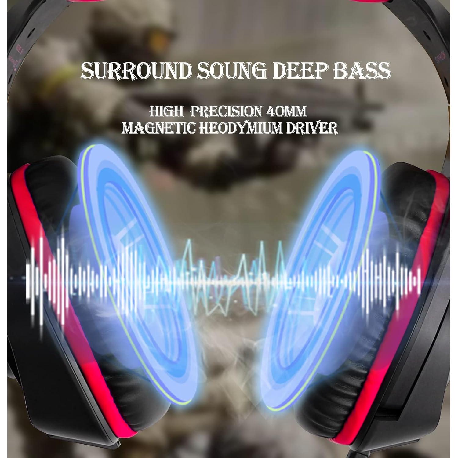 Auriculares Gaming Over-Ear Gxbluemaster SK-1 Sonido Surround