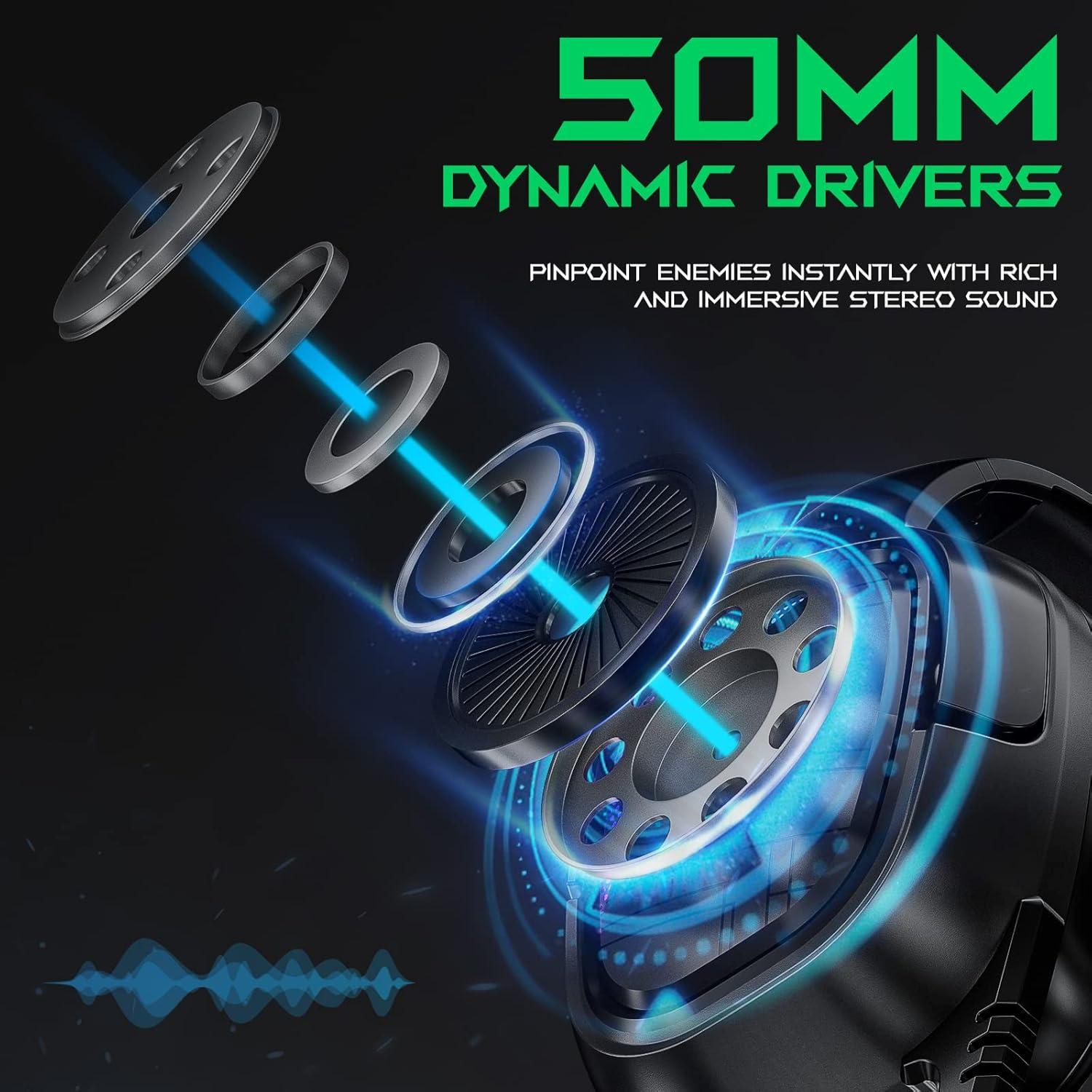 Auriculares Gaming Black Shark BS-X1 50mm con Micrófono