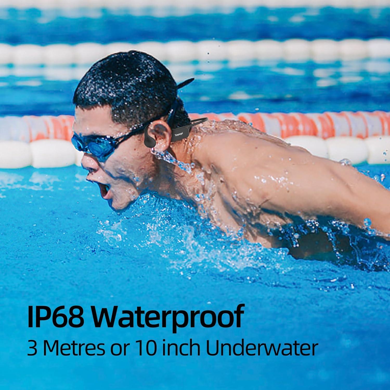 Reproductor MP3 Impermeable Tayogo W26 32GB para Nadar