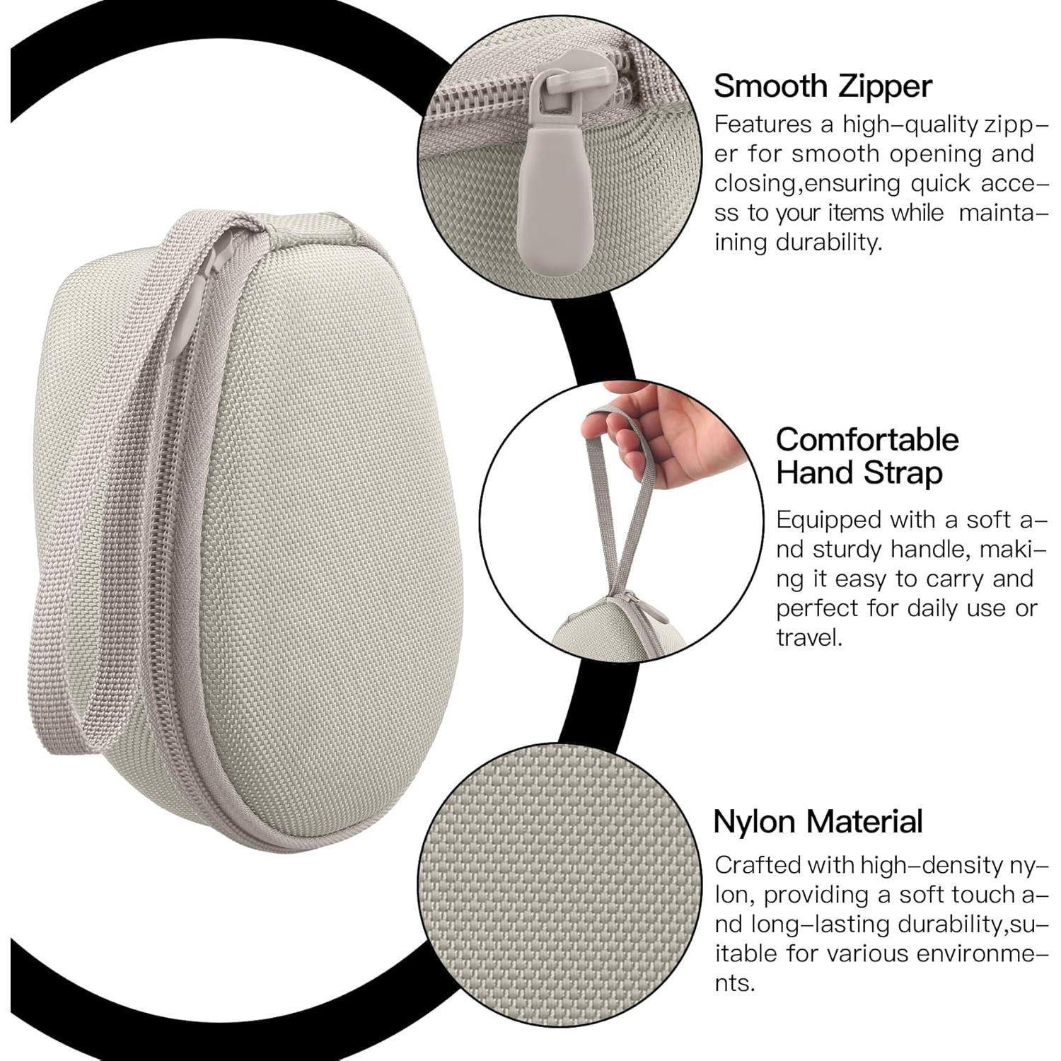 Funda Dura co2CREA para Auriculares SHOKZ Conducción Ósea Beige