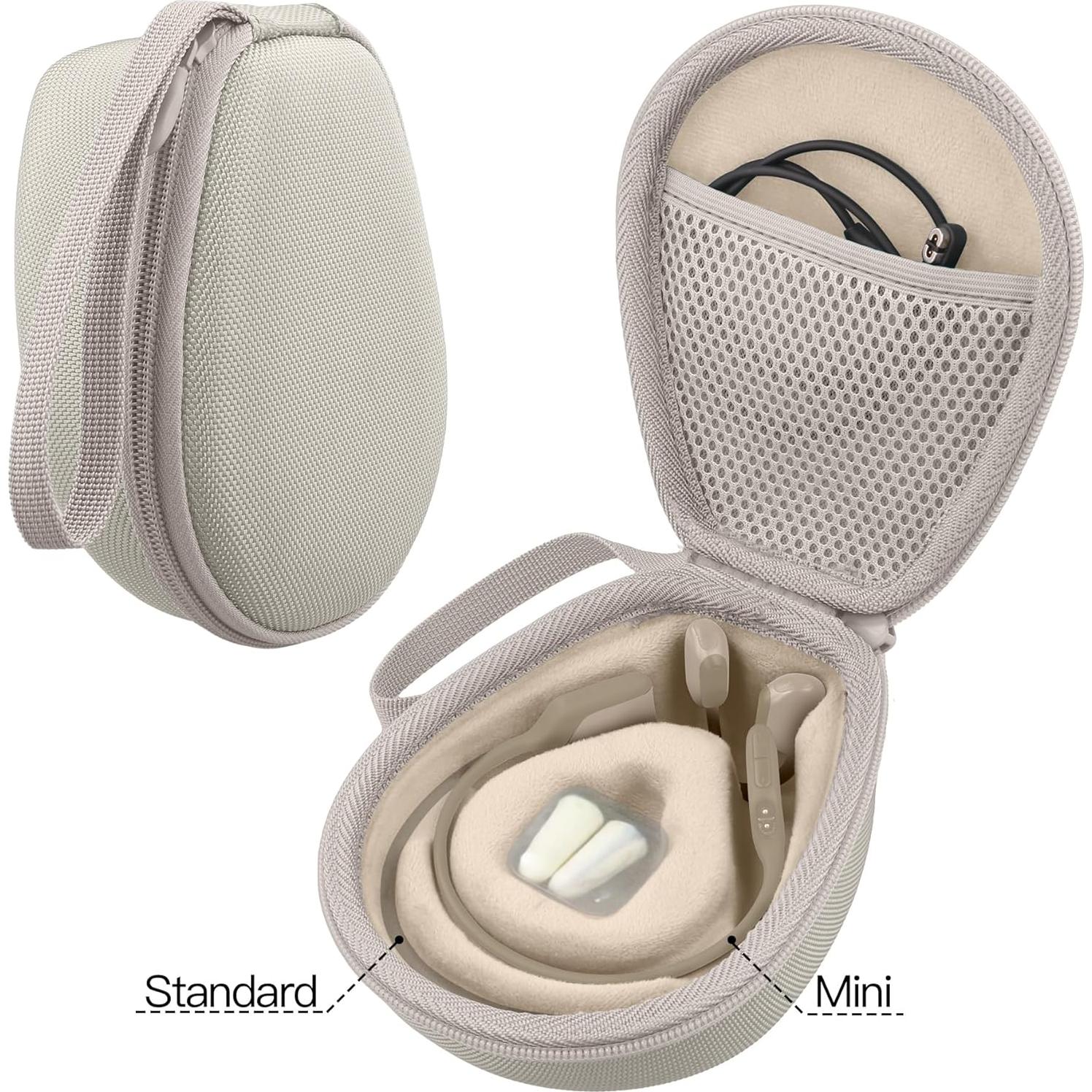 Funda Dura co2CREA para Auriculares SHOKZ Conducción Ósea Beige